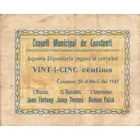 25 Céntimos Constantí