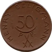 50 Pfennig - Hannover Henry Seligmann