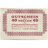 40 Heller Oberwolfern