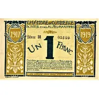 1 Franc - Chambre de Commerce de Nice et des Alpes-Maritimes 06