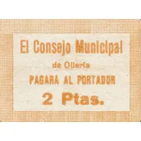 2 Pesetas Ollería