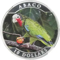 10 Dollars Abaco Parrot