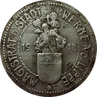 25 Pfennig - Werne a. d. Lippe