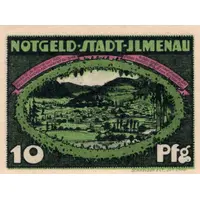 10 Pfennig green issue