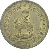 Token R. and J. Abrines, Gibraltar