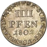4 Pfennig - George William