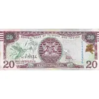 20 Dollars With black bars