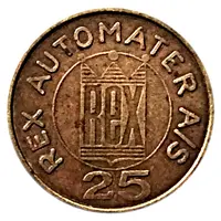 25 Øre - Rex Automater A/S