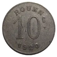 10 Centimes - Ligue des Commerçants Rouennais - Rouen [76]