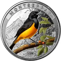 2 Dollars Montserrat Oriole, Colored
