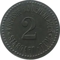 2 Pfennig - Stargard in Pommern Kriegsgefangenenlager