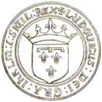 Gold Ecu - Louis II 3rd type