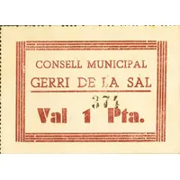 1 Peseta Gerri de la Sal