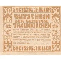 30 Heller Traunkirchen