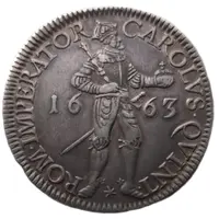 Thaler - Immobilization in the name of Charles V 2nd type