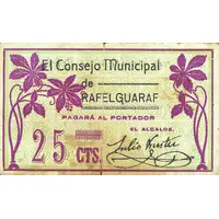 25 Céntimos Rafelguaraf