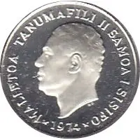 1 Sene - Tanumafili II Silver Proof issue