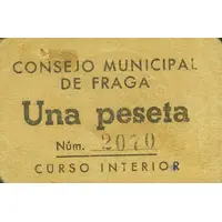 1 Peseta Fraga