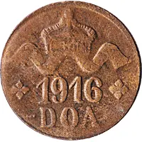 20 Heller - Wilhelm II Tabora Emergency Coinage