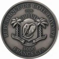 5000 Francs CFA Pegasus