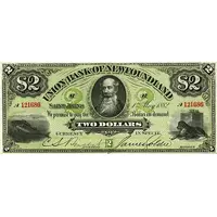 2 Dollars - Union Bank of Newfoundland