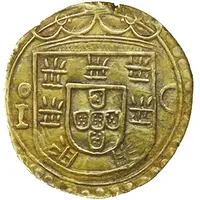 1 Pardau S. Tomé - João III Cochim mint