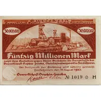 50 000 000 Mark Gewerkschaft Sophia-Jacoba