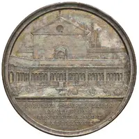 Medal - Leo XIII Restoration of Lateran Cloister