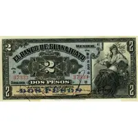 2 Pesos El Banco de Guanajuato
