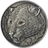 1000 Francs CFA Baby Smilodon