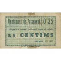 25 Céntimos Passanant