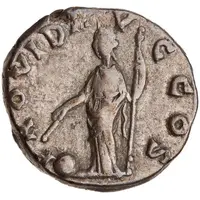 Denarius - Clodius Albinus PROVID AVG COS, Providentia