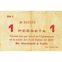 1 Peseta Valls