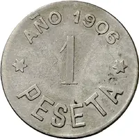 1 Peseta - La Guixolense