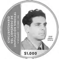 1000 Pesos Uruguayos PIT-CNT