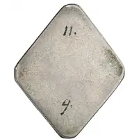 1 Daalder 3 stamps, rhomboid