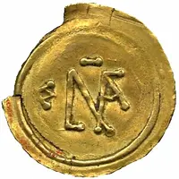 1 Tremissis With line above, M to the left