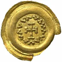 1 Tremissis With line above, M to the left