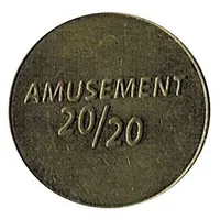 Token - Amusement 20⁄20 Laval, Quebec