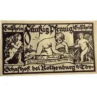 50 Pfennig Fritz Merbach, Schafhof