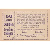50 Heller Liebenau