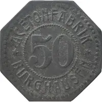 50 Pfennig - Burghausen an der Salzach Acetonfabrik