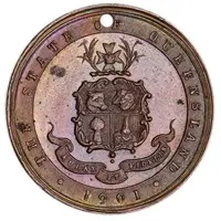 Medalet - Victoria Diamond Jubilee, Queensland