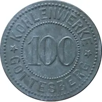 100 Pfennig - Gottesberg Kohlenwerke