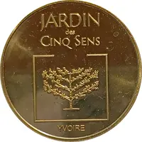 Jeton touristique - Fonderie Saint Luc - Yvoire - Jardin des cinq sens
