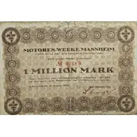 1 000 000 Mark Motoren-Werke