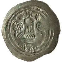 Pfennig - Agnes of Merania Stein in Oberkrain