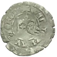 1 Prague Groschen Counterstamped