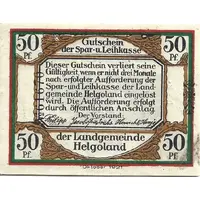 50 Pfennig Spar- und Leihkasse