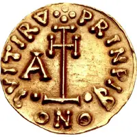 Tremissis - Arichis II as Prince